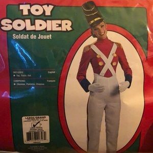 Costume “Toy soldier”, open bag, never been worn